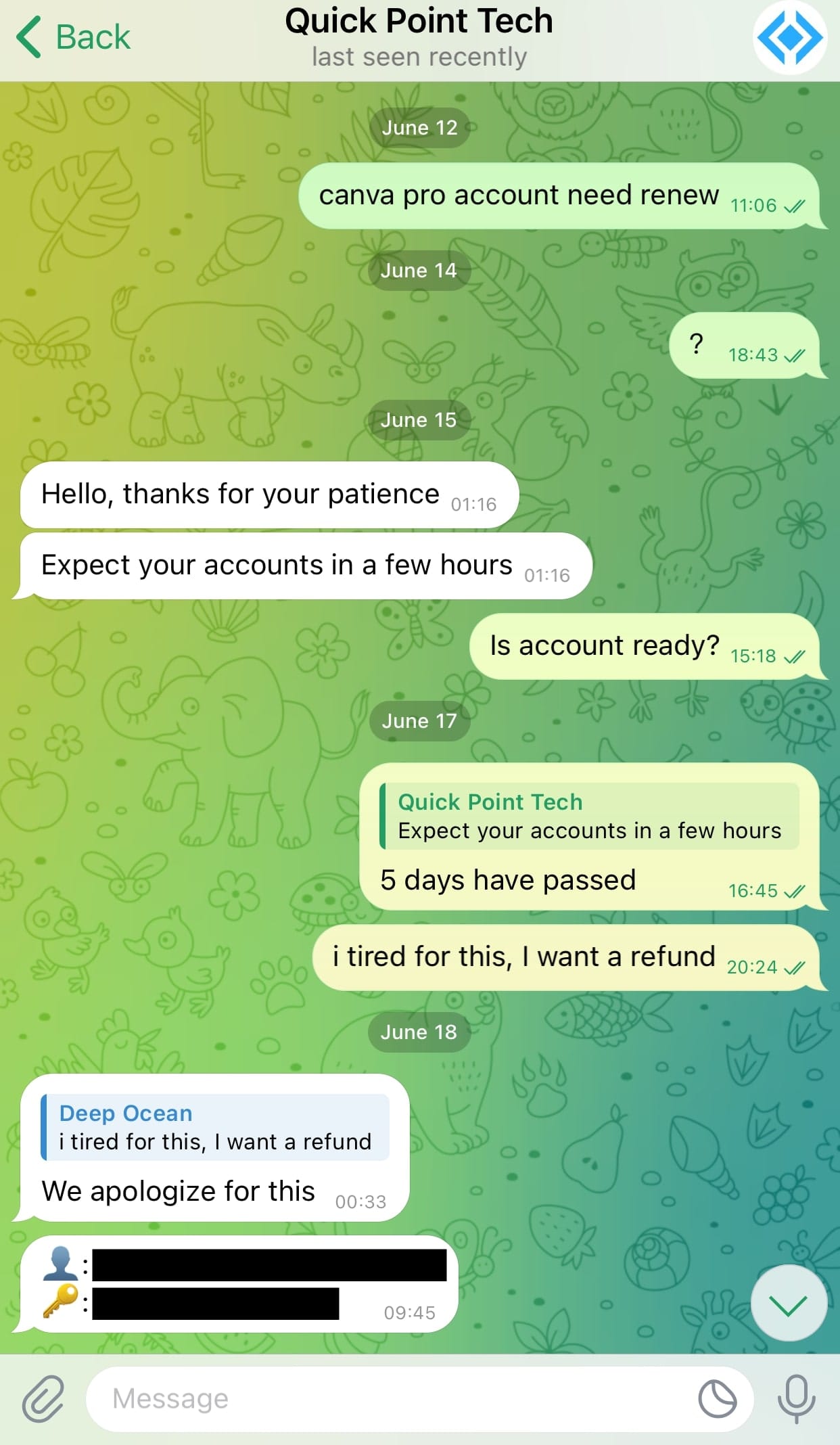 Quick Point Tech is a scammer