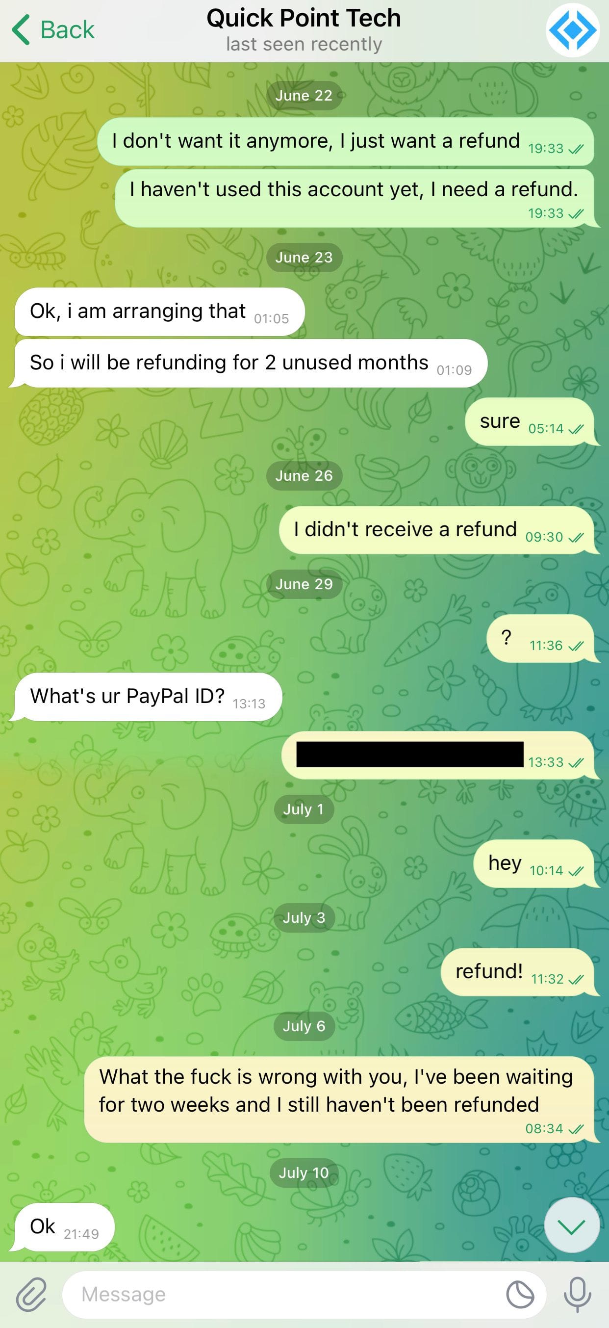 Quick Point Tech is a scammer